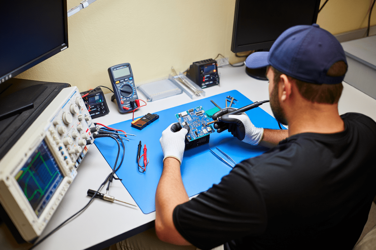 Процесс ремонта техники Google в google-service