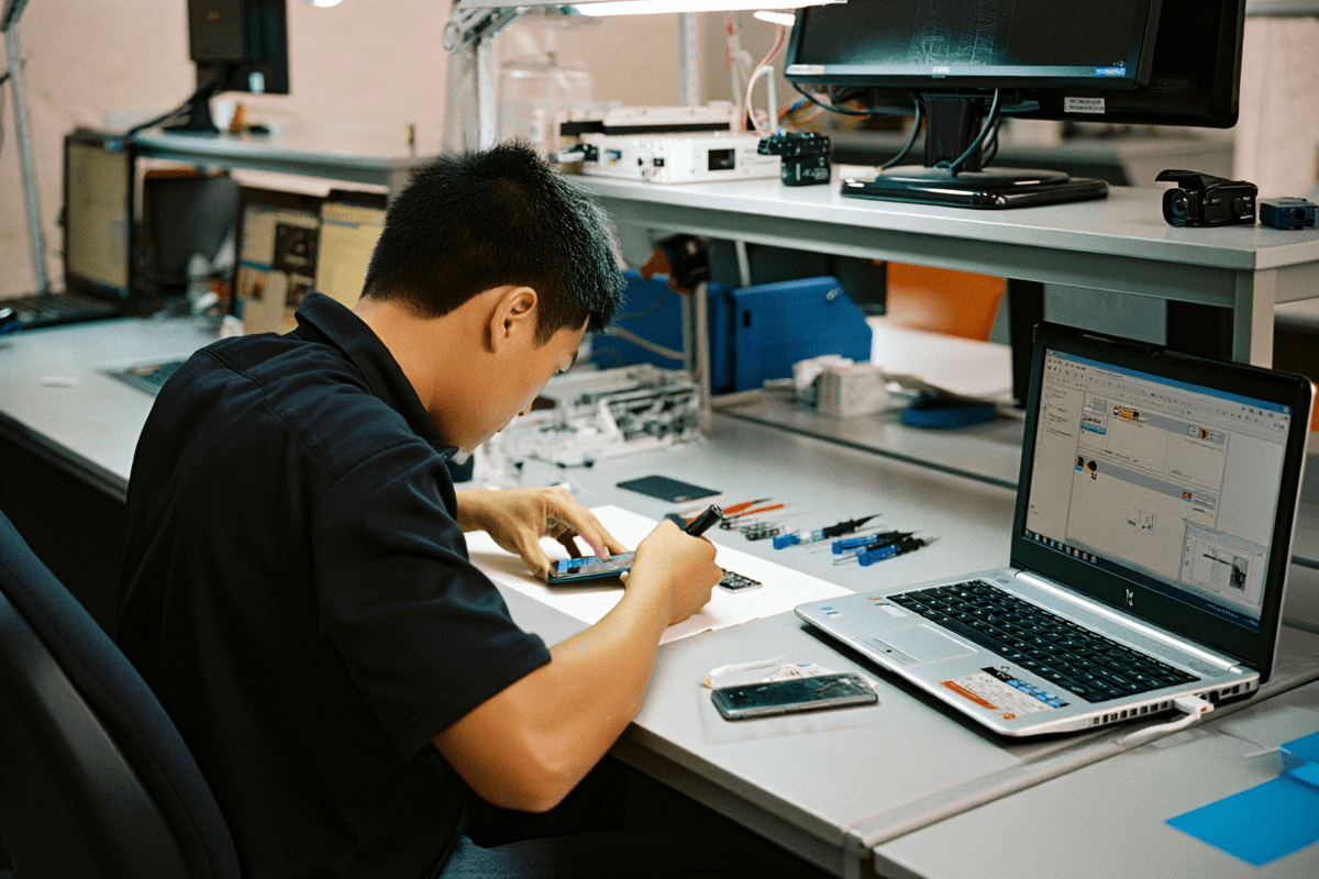 Процесс ремонта техники Google в google-service